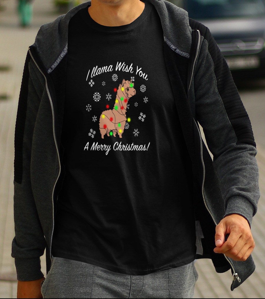 I Llama Wish You A Merry Christmas T-Shirt