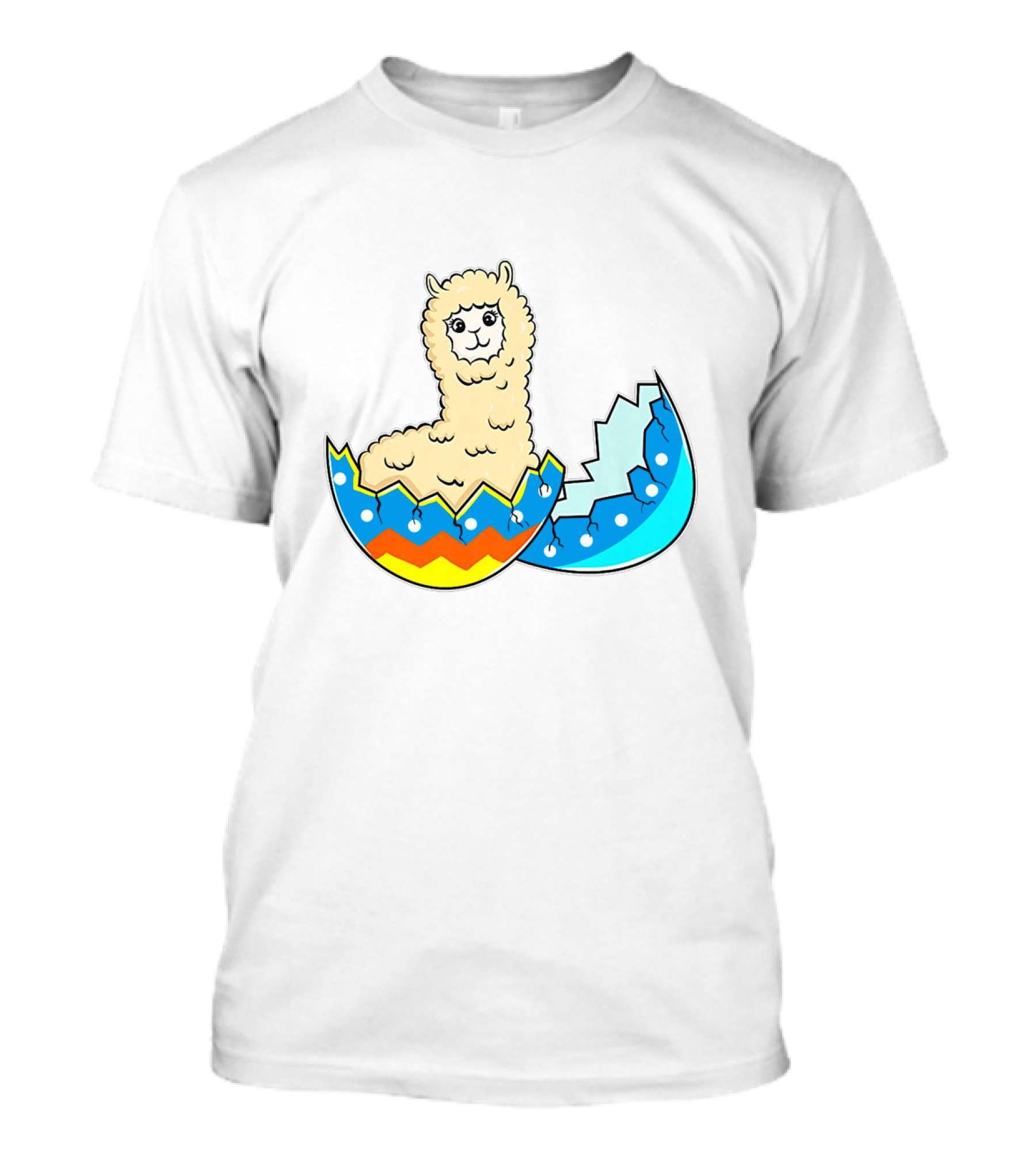 Llama Hatching From Easter Egg T-Shirt