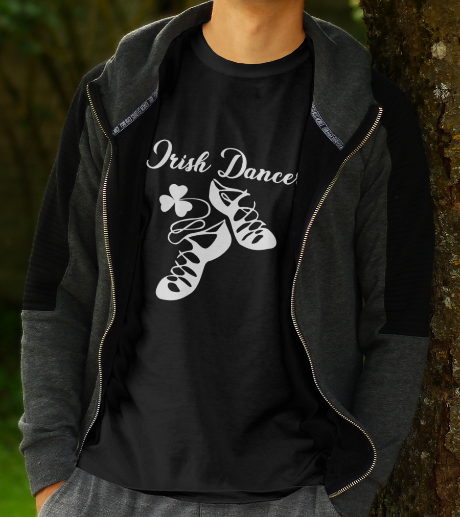 Irish Dancer Shoes Clover T-Shirt
