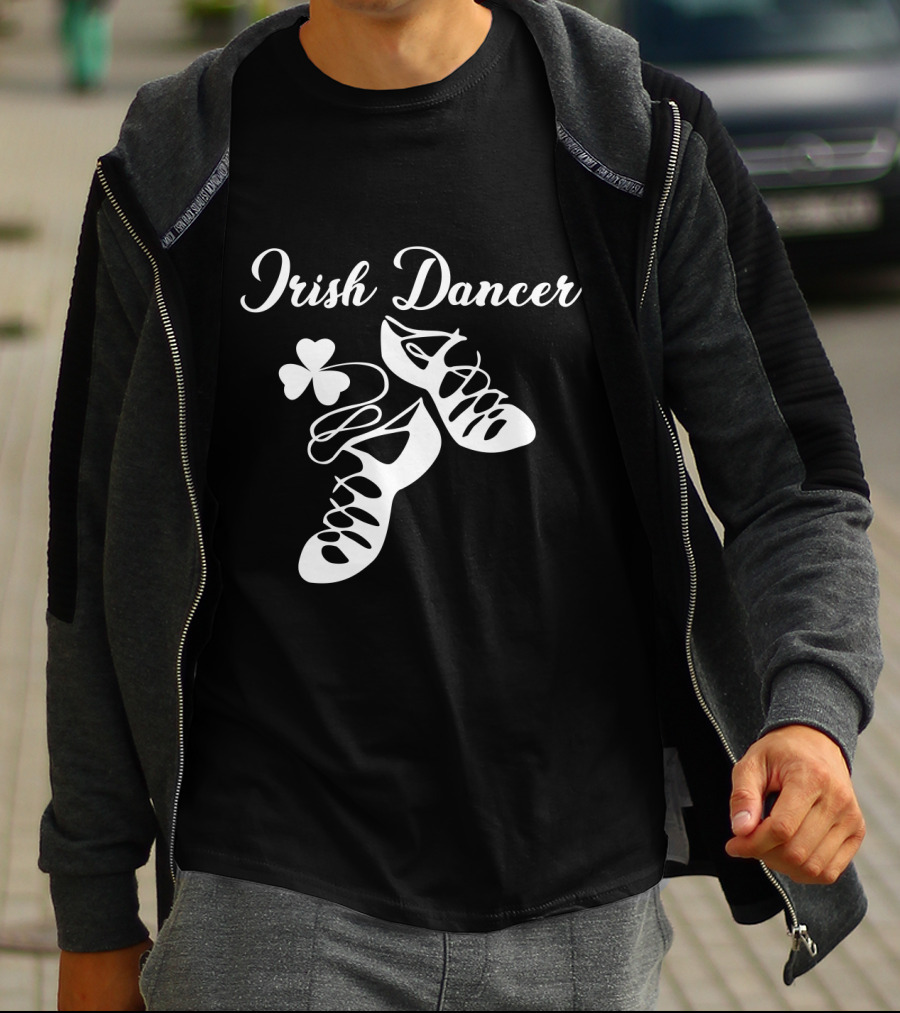 Irish Dancer Shoes Clover T-Shirt
