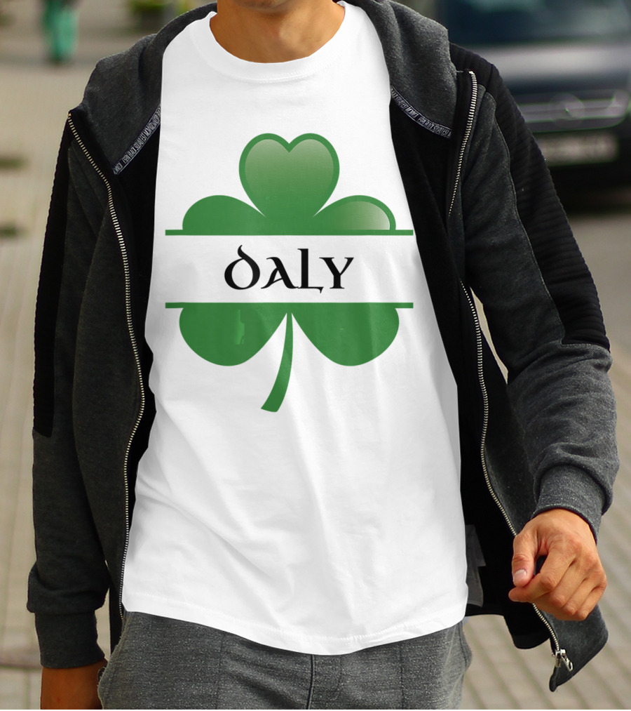 Daly Irish Shamrock Lucky St Patrick's Day T-Shirt