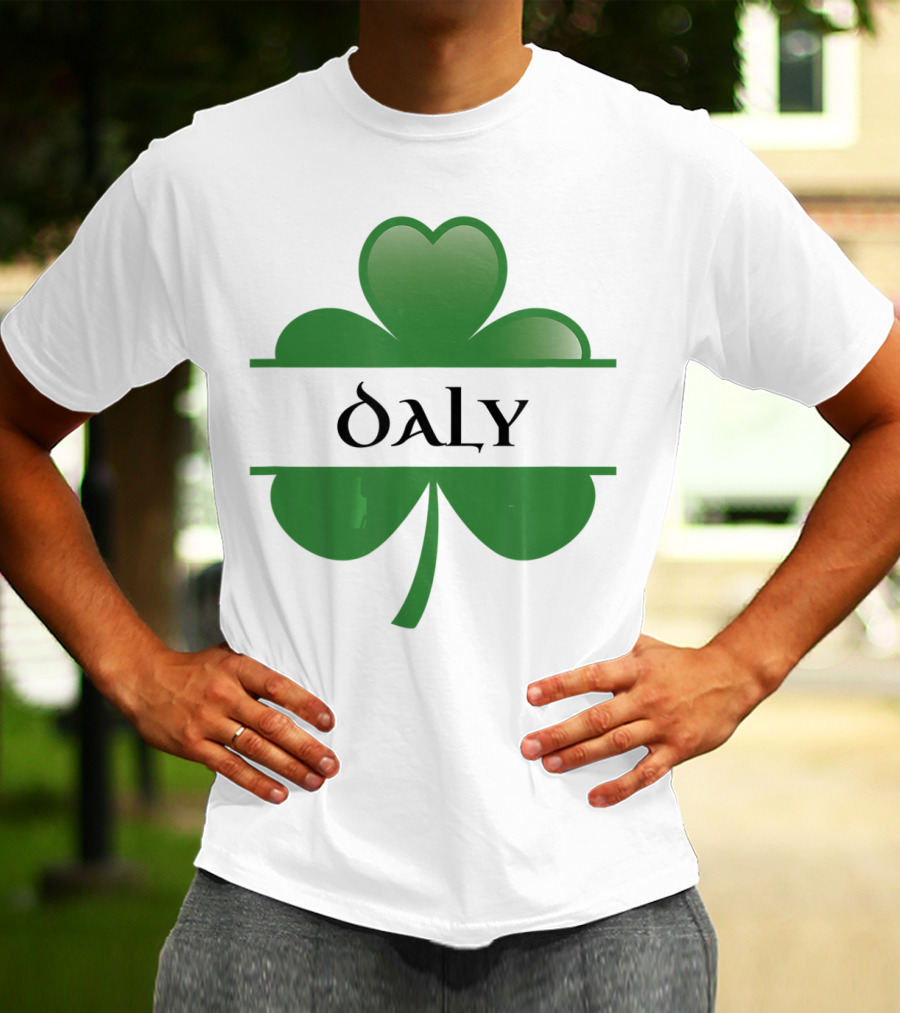 Daly Irish Shamrock Lucky St Patrick's Day T-Shirt