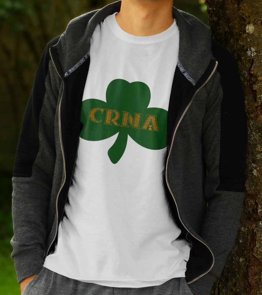 Shamrock CRNA St. Patrick's Day Irish Celtic T-Shirt
