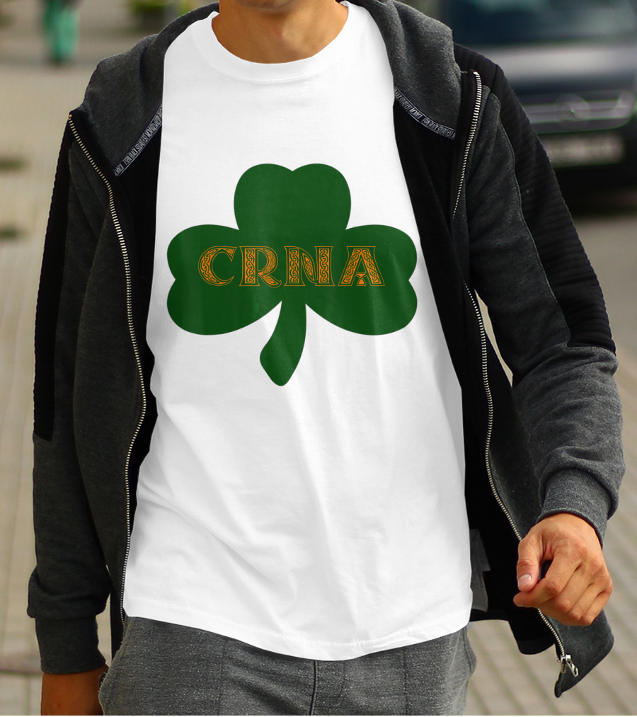 Shamrock CRNA St. Patrick's Day Irish Celtic T-Shirt