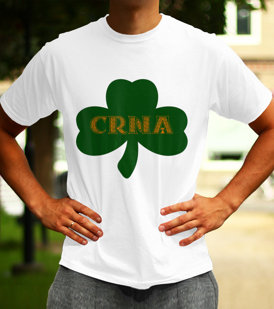 Shamrock CRNA St. Patrick's Day Irish Celtic T-Shirt