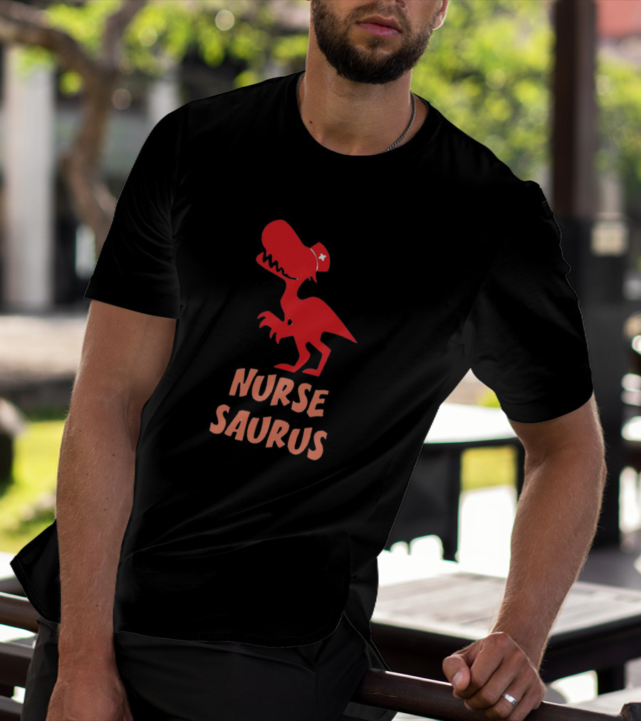 Nurse Saurus Dinosaur Nursing Nursesaurus Dino T-Shirt