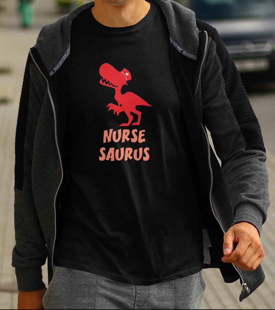 Nurse Saurus Dinosaur Nursing Nursesaurus Dino T-Shirt