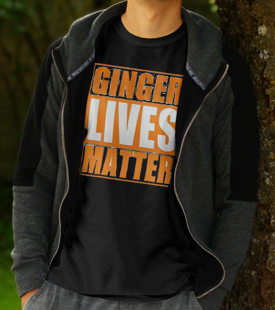 Ginger Lives Matter Funny Gingers Redhead T-Shirt
