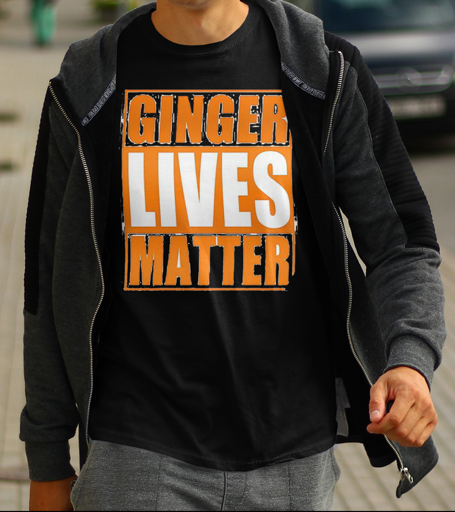 Ginger Lives Matter Funny Gingers Redhead T-Shirt