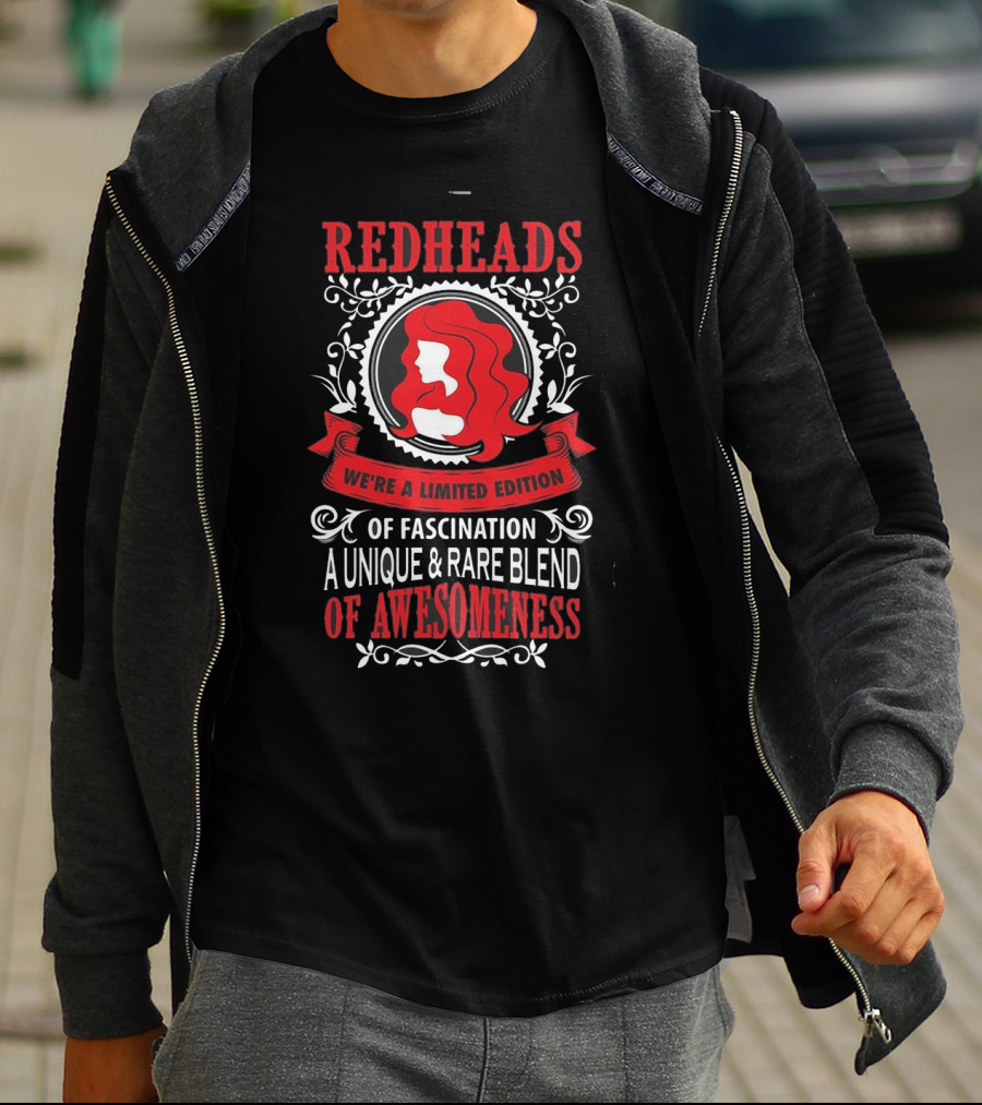 Redheads We're A Unique And Rare Blend Of Awesomeness T-Shirt