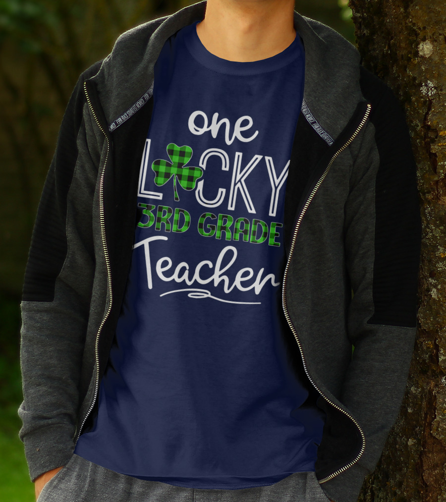 One Lucky Clover 3rd Grade Teacher Classroom St. Patrick's Day T-Shirt