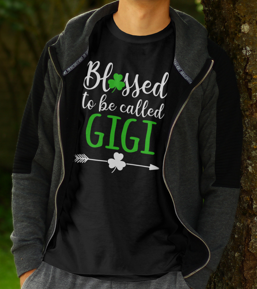 Blessed To Be Called GiGi Shamrocks Arrow T-Shirt