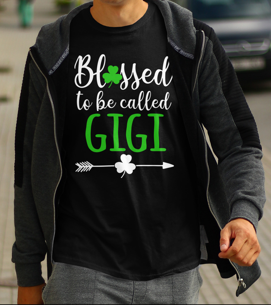 Blessed To Be Called GiGi Shamrocks Arrow T-Shirt