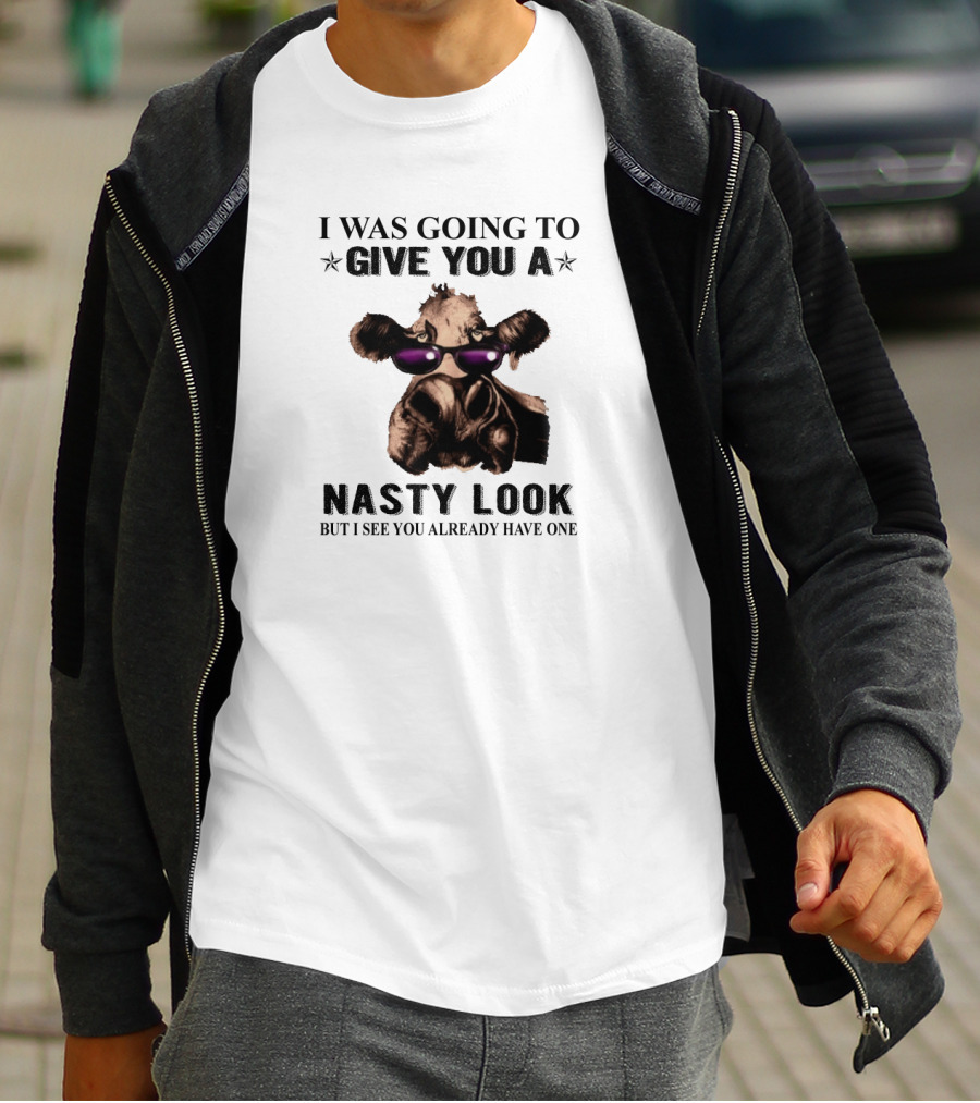I Was Going To Give You A Nasty Look Funny Animal With Sunglasses T-Shirt