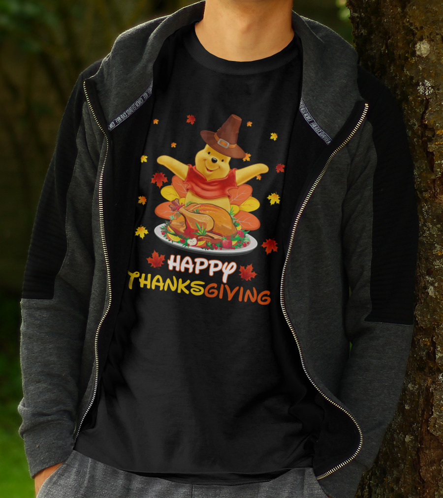 Happy Thanksgiving Pooh T-Shirt