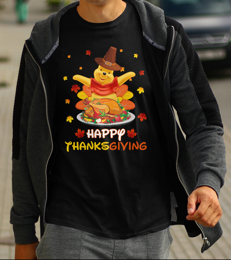 Happy Thanksgiving Pooh T-Shirt