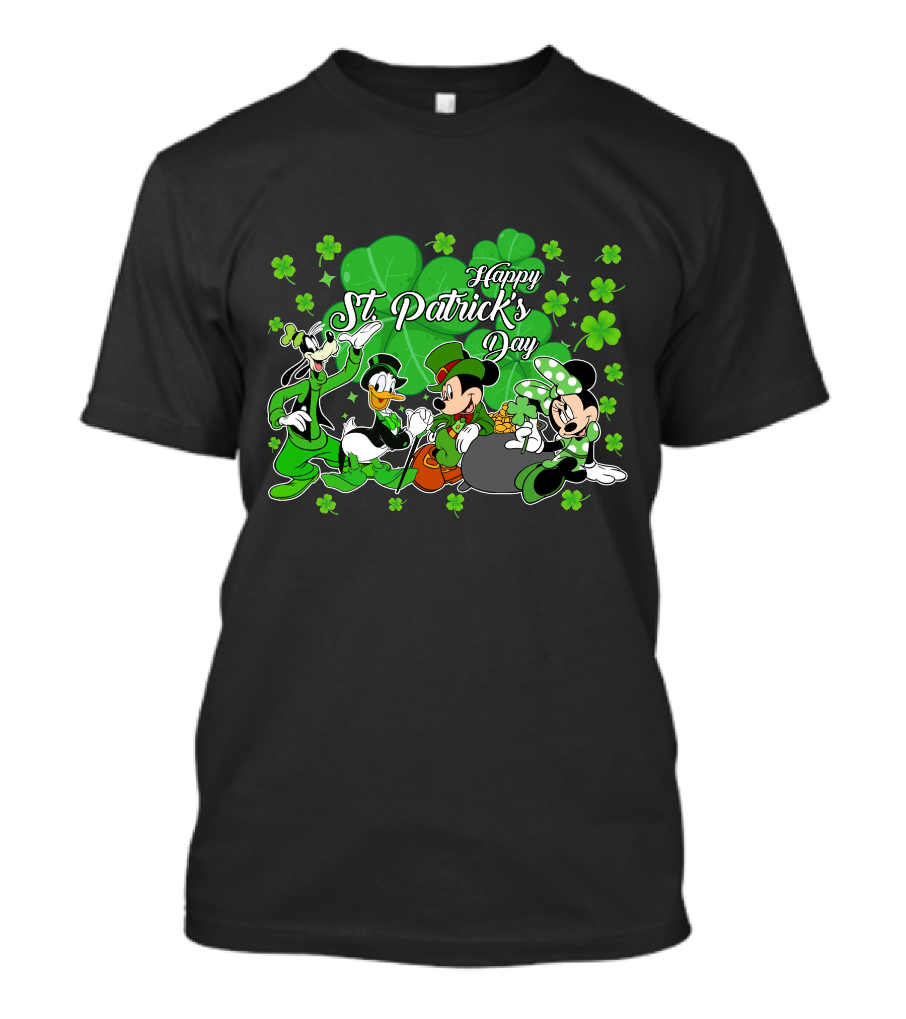 Happy St. Patrick's Day Mickey And Friends T-Shirt