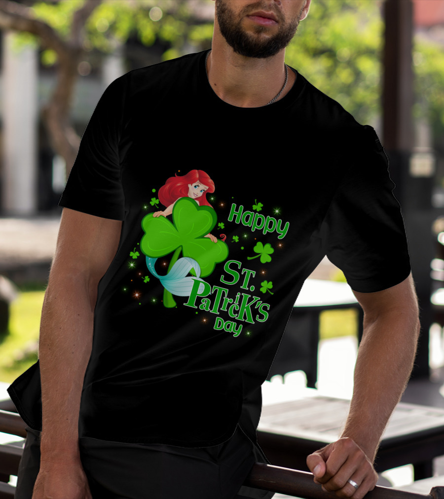 Happy St. Patrick's Day Ariel T-Shirt