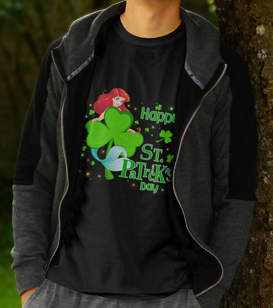 Happy St. Patrick's Day Ariel T-Shirt