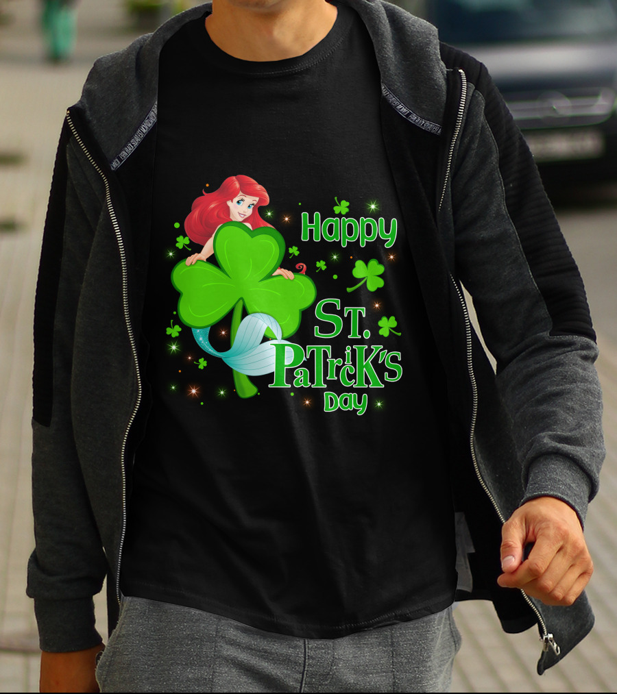 Happy St. Patrick's Day Ariel T-Shirt