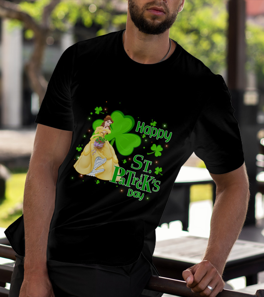 Happy St. Patrick's Day Belle Clover T-Shirt