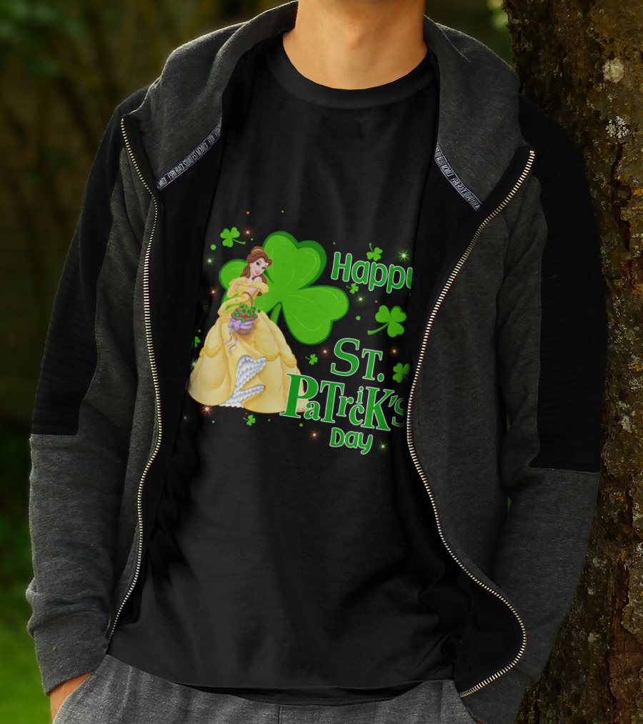 Happy St. Patrick's Day Belle Clover T-Shirt