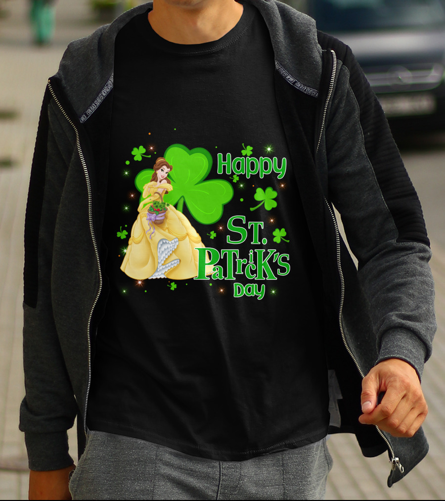 Happy St. Patrick's Day Belle Clover T-Shirt