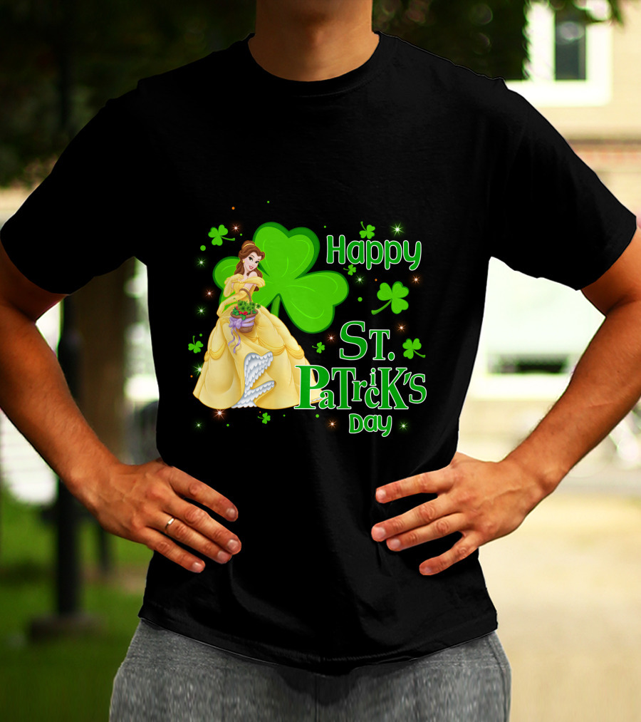 Happy St. Patrick's Day Belle Clover T-Shirt