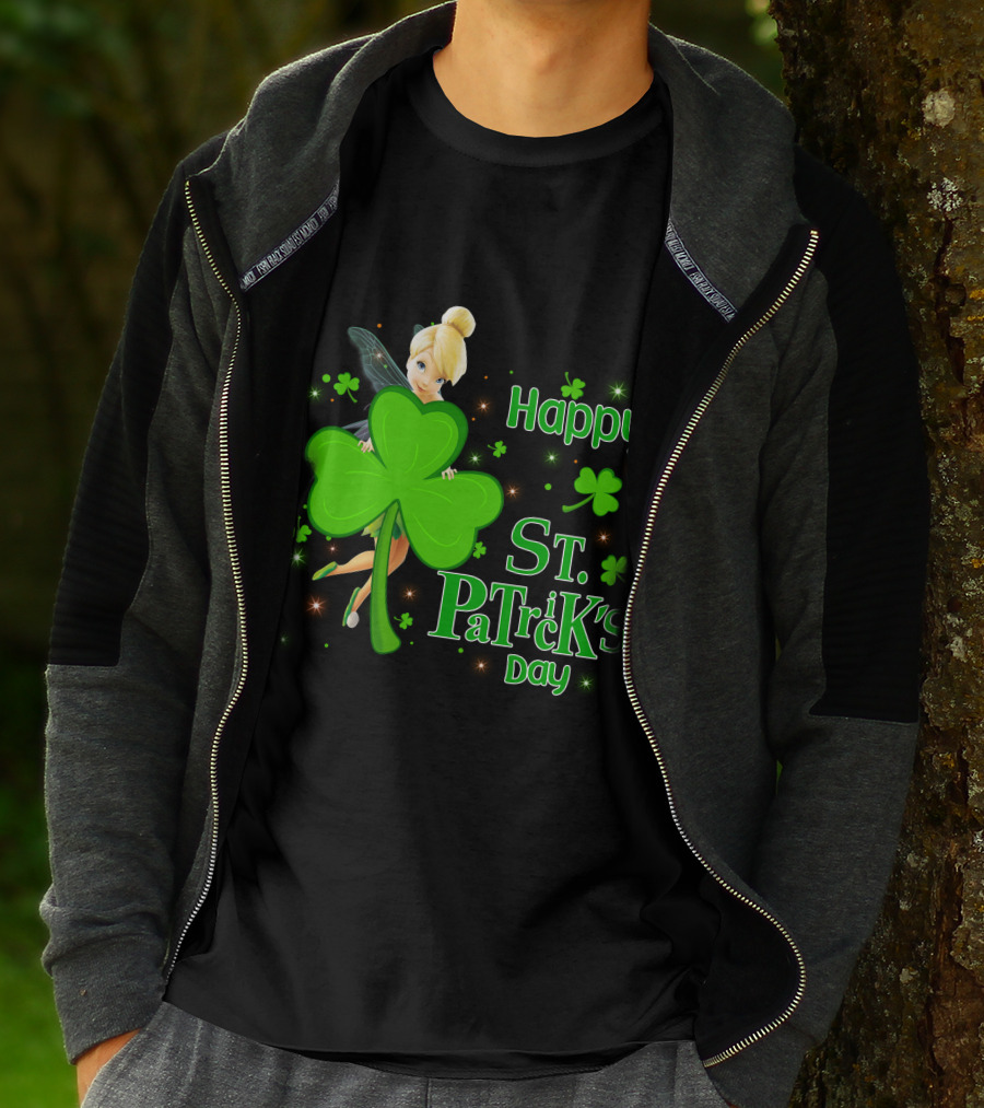 Tinkerbell Happy St. Patrick's Day T-Shirt