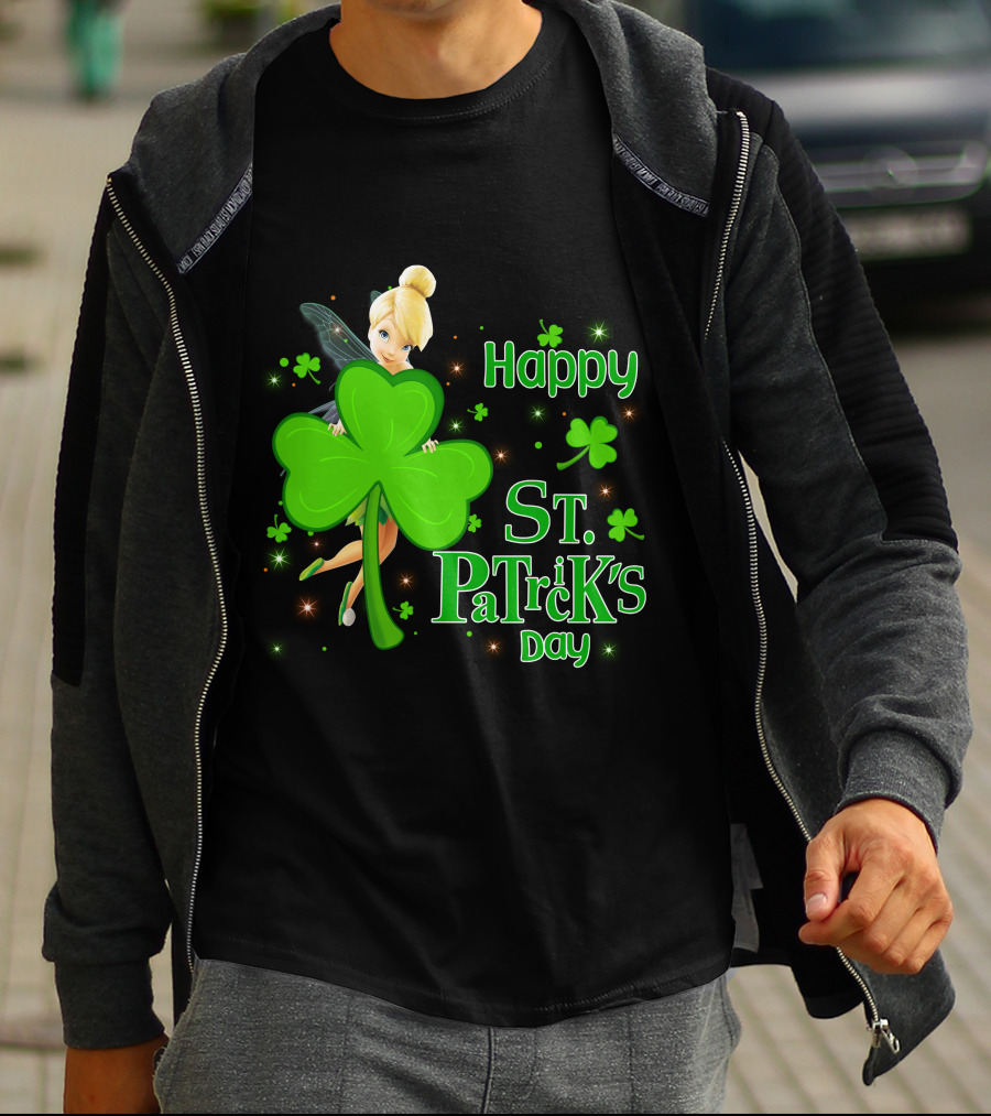 Tinkerbell Happy St. Patrick's Day T-Shirt