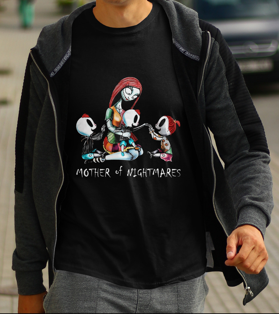 Mother Of Nightmares With Two Boys And One Girl T-Shirt