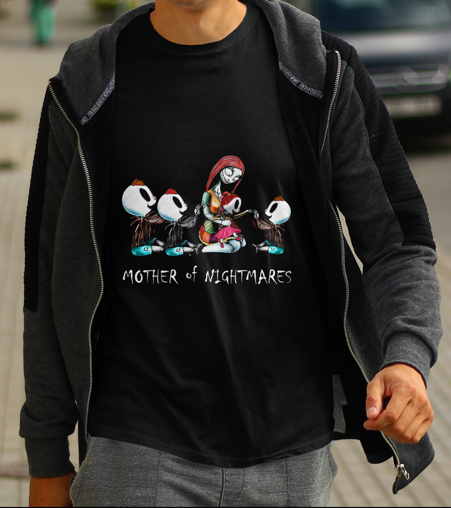 3 Boys 1 Girl Mother Of Nightmares Halloween T-Shirt