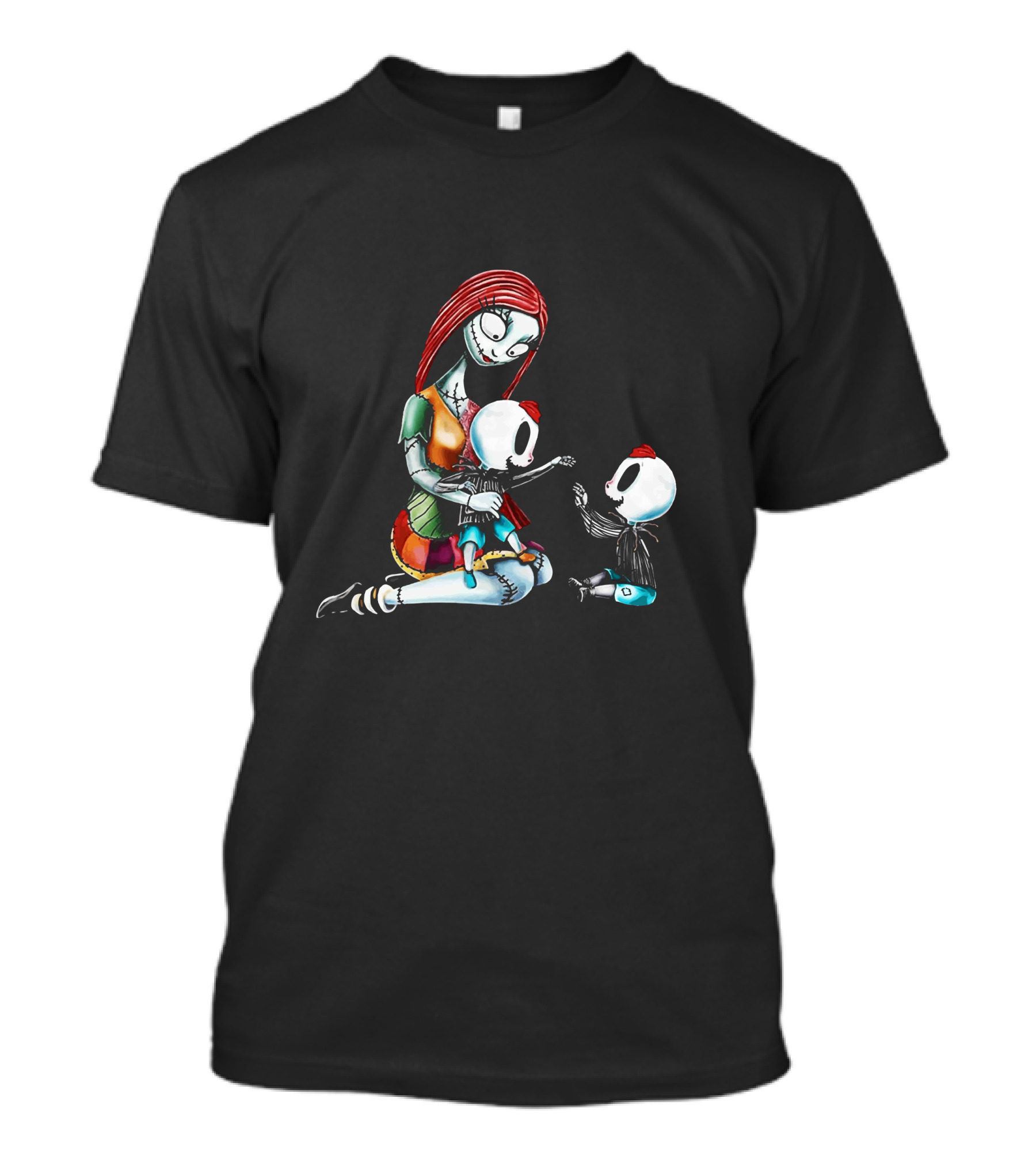 Twin Boys Mother Of Nightmares Sally And Skeleton Kids T-Shirt