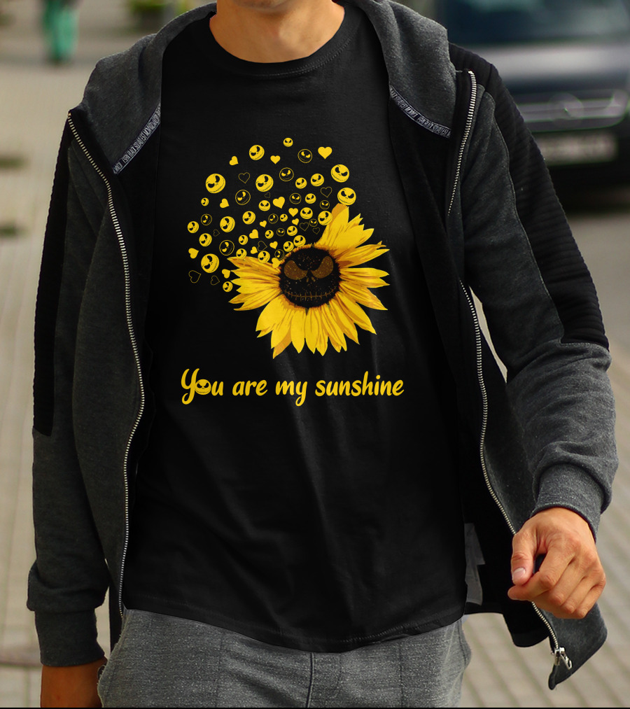 You Are My Sunshine Smiling Sunflower Faces T-Shirt