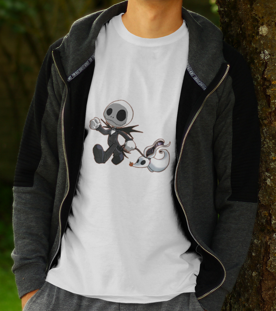 Jack Skellington And Zero Nightmare Before Christmas T-Shirt