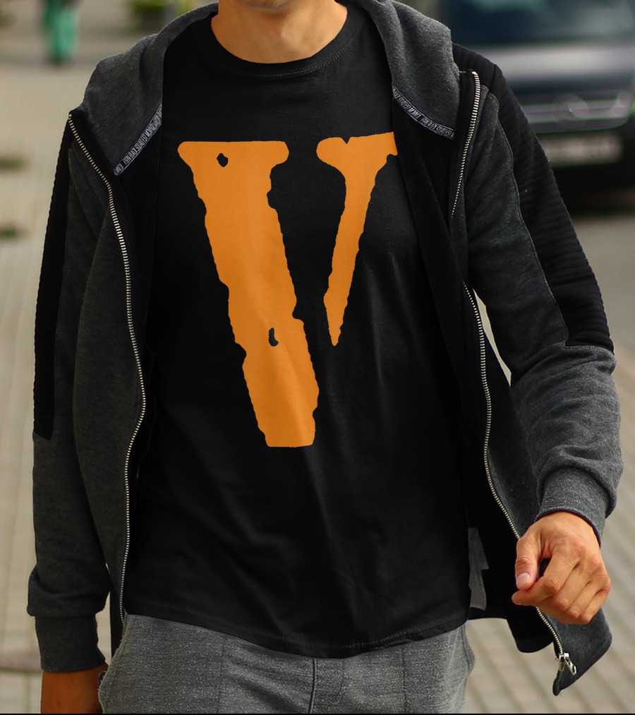 Orange V Icon V.LONE Branding T-Shirt