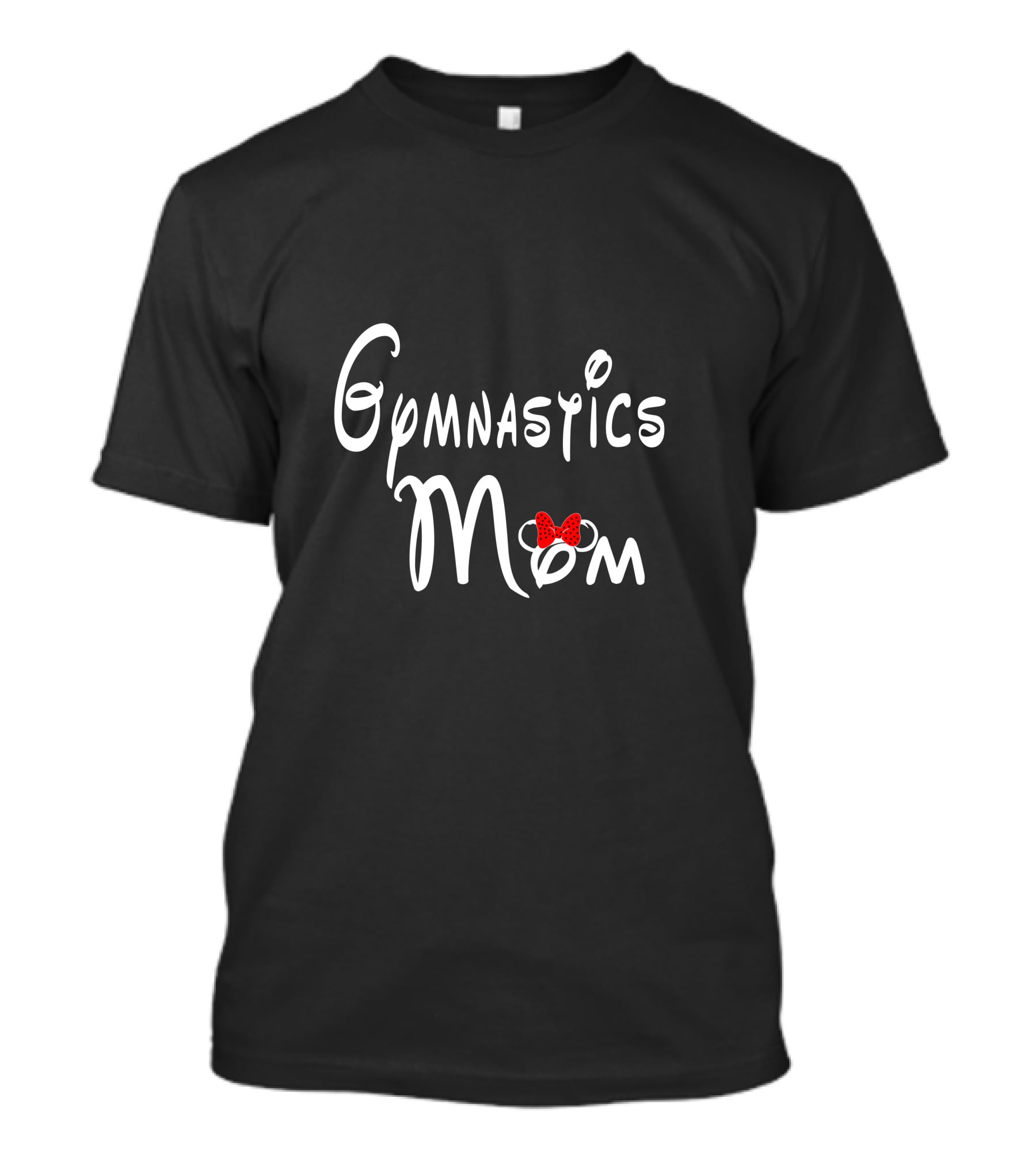 Gymnastics Mom With Bow T-Shirt