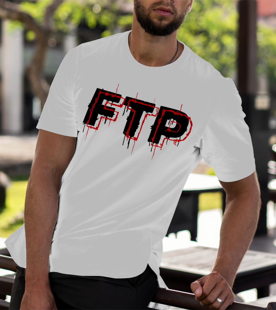 FTP Dripping Text T-Shirt