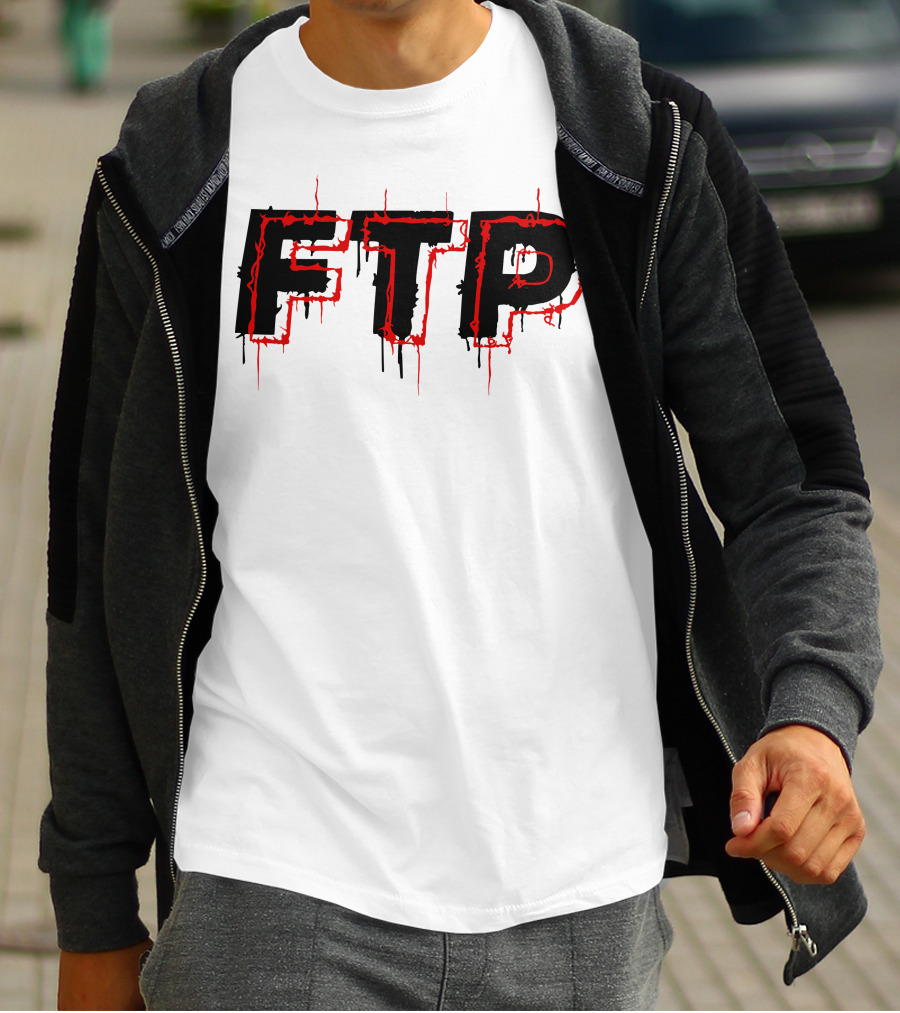 FTP Dripping Text T-Shirt