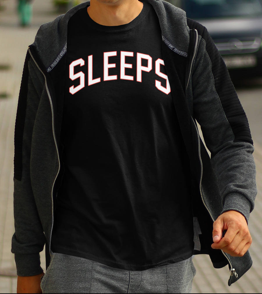 While She Sleeps Merch Sleeps Arch T-Shirt