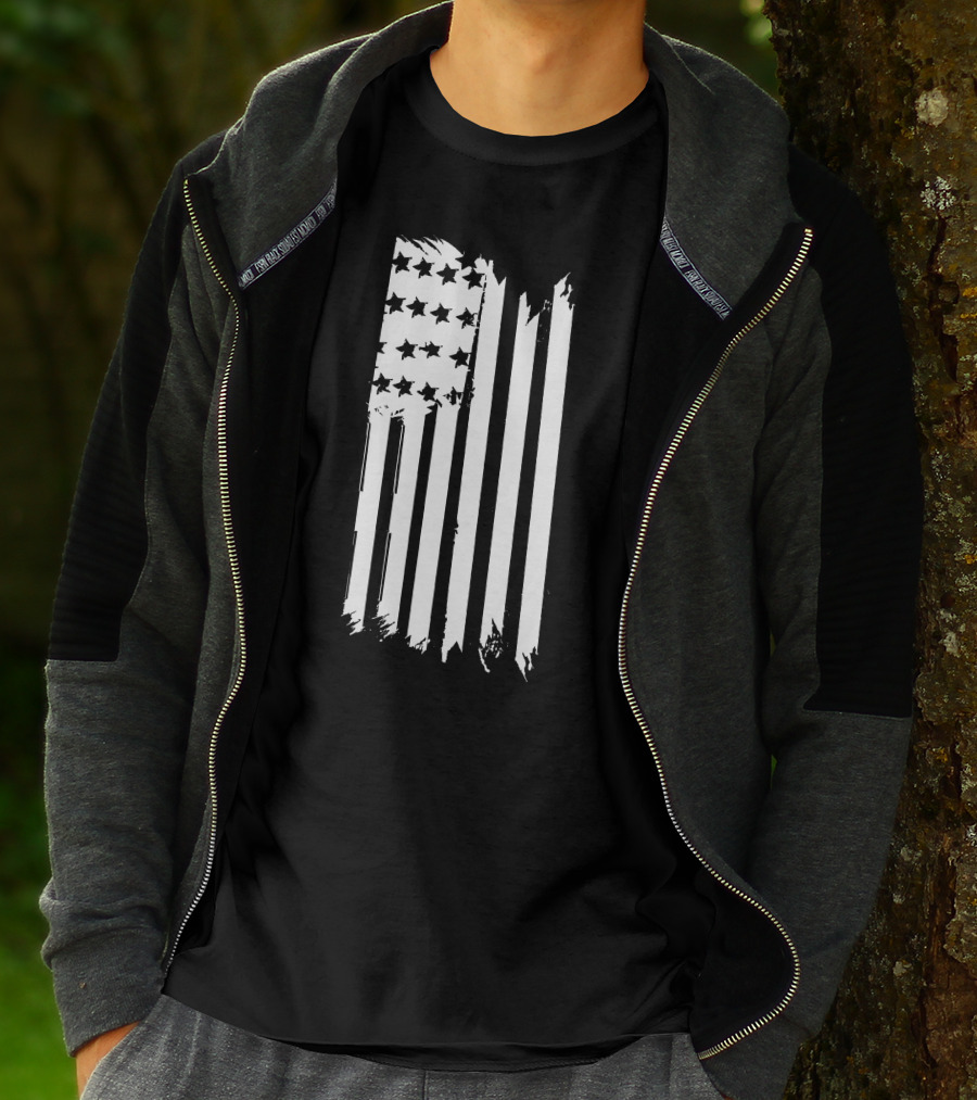 Pattymayo.tv Merch Distressed American Flag T-Shirt