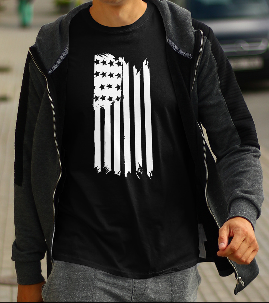 Pattymayo.tv Merch Distressed American Flag T-Shirt