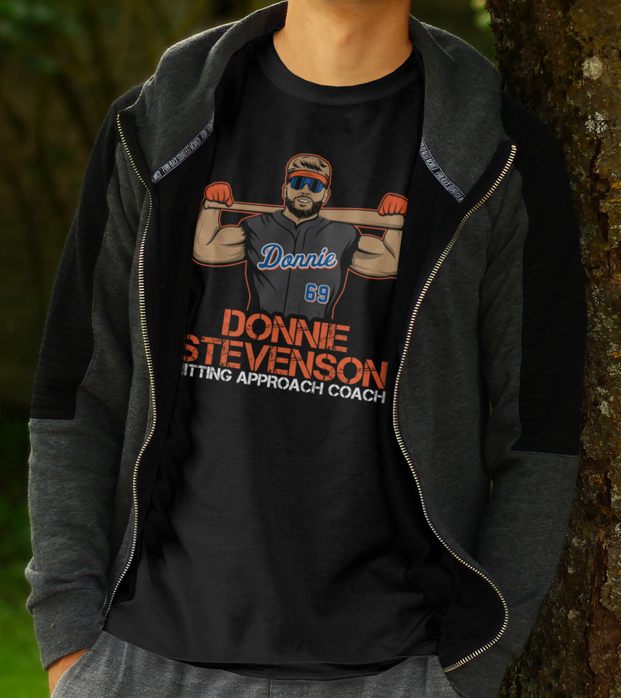Donnie Stevenson Hitting Approach Coach 69 Jersey Player T-Shirt