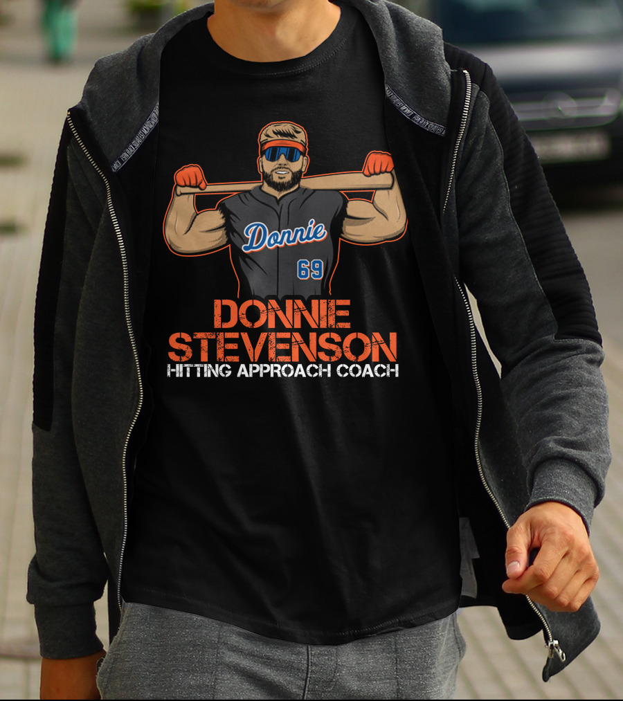 Donnie Stevenson Hitting Approach Coach 69 Jersey Player T-Shirt