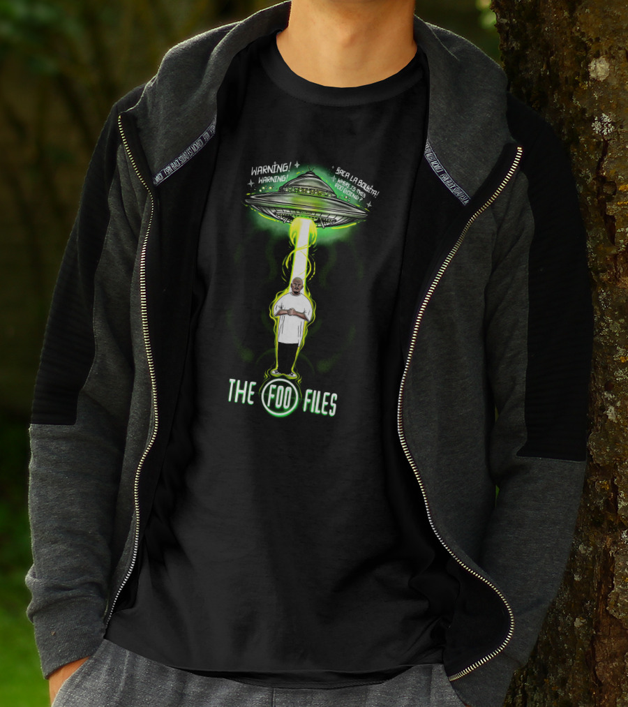 Warning UFO Abduction The Foo Files T-Shirt