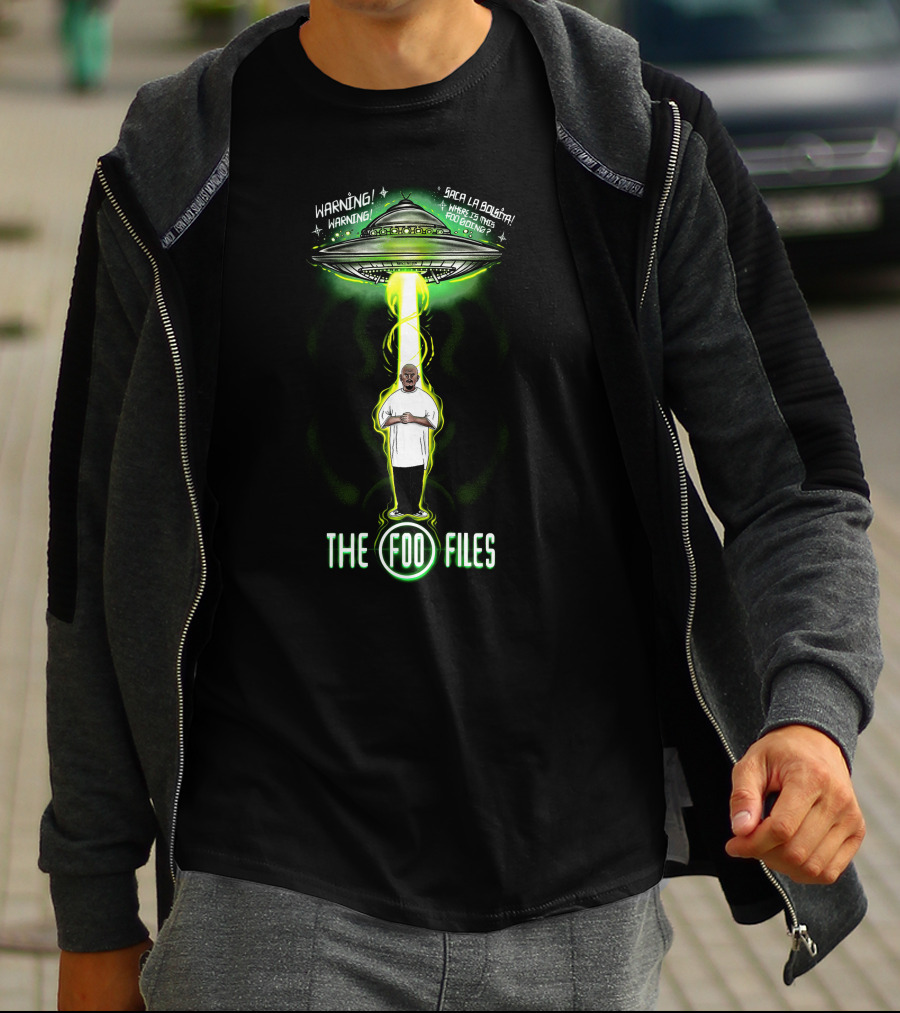 Warning UFO Abduction The Foo Files T-Shirt