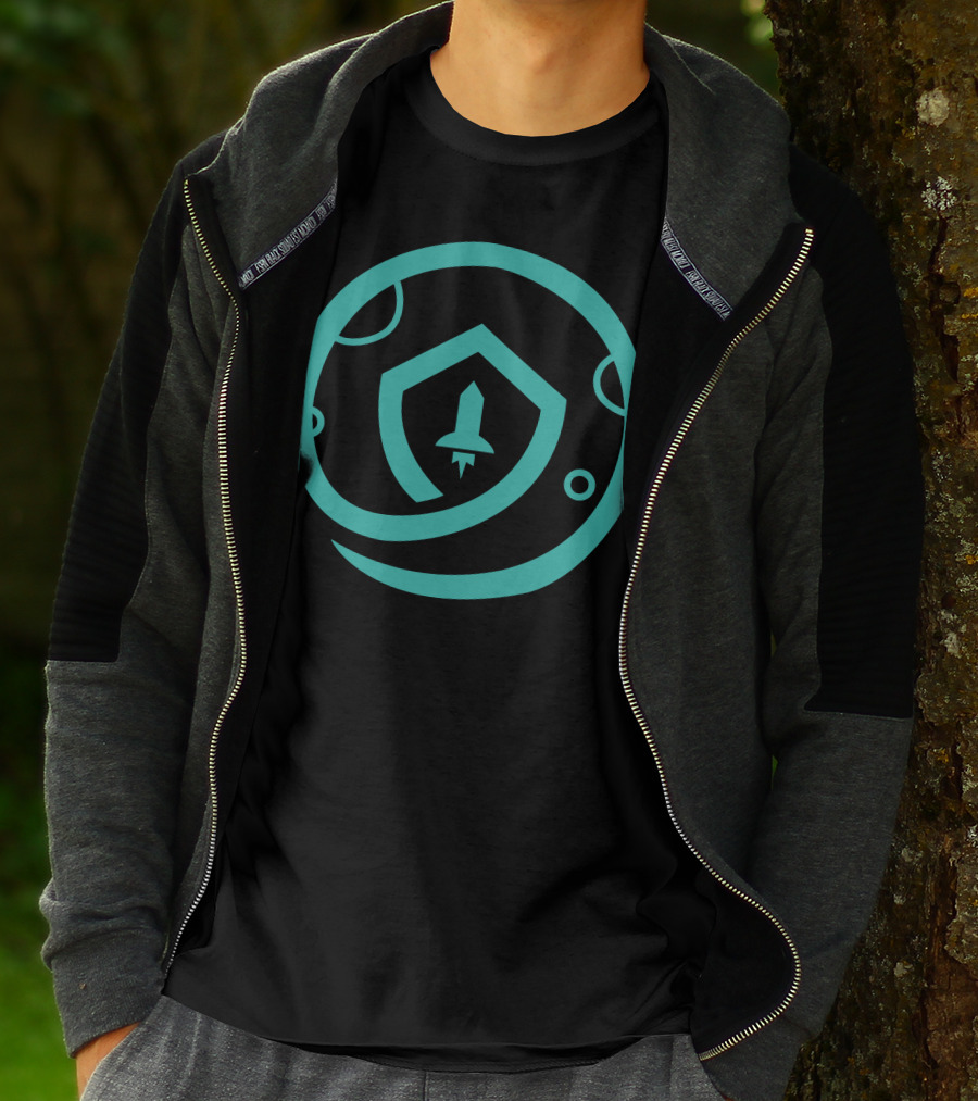 Safemoon Rocket Shield Circular Emblem T-Shirt