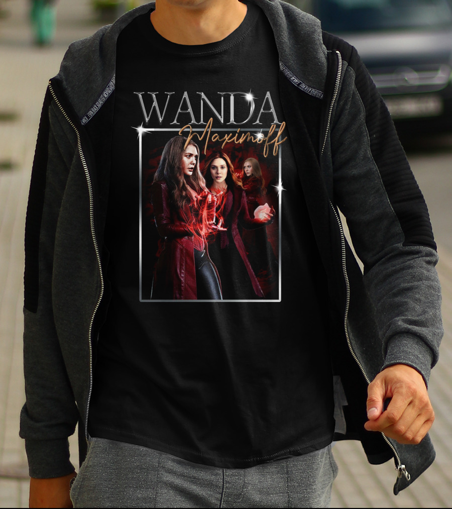 Wanda Maximoff Scarlet Witch Marvel Wanda Merch T-Shirt