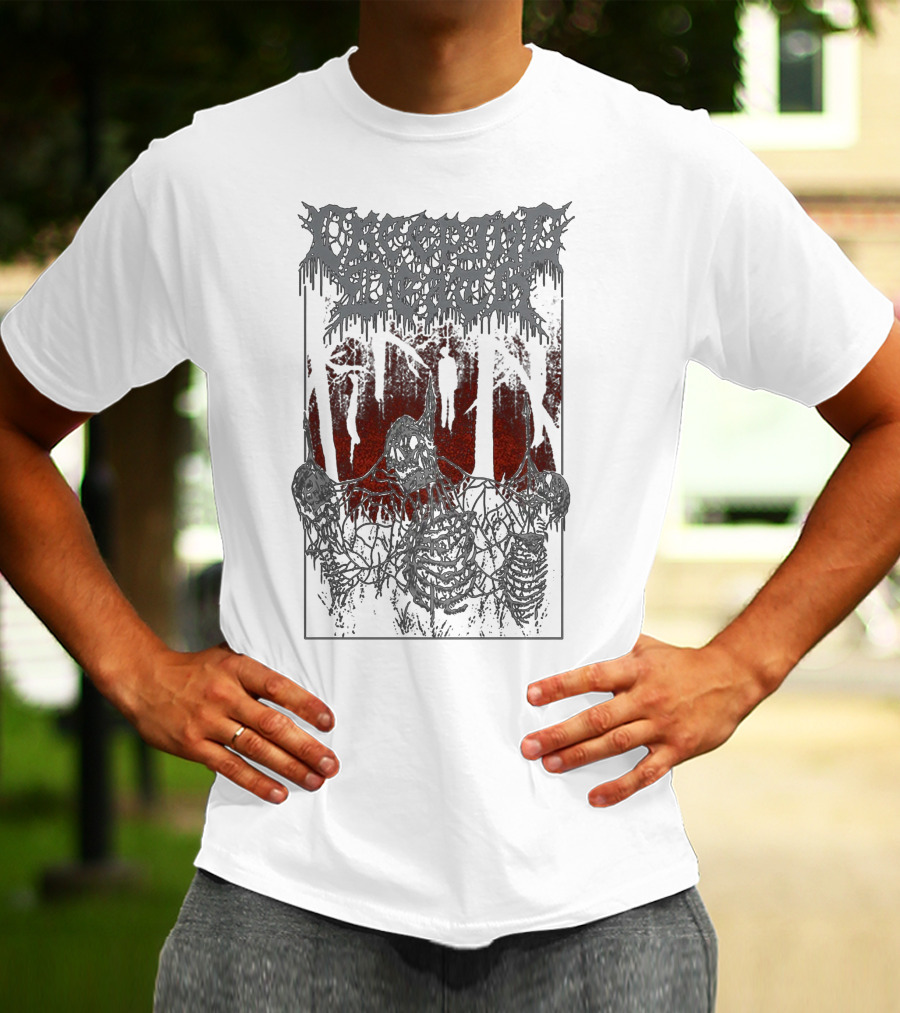 Creeping Death Skeletons In Haunted Forest With Hanging Figures T-Shirt