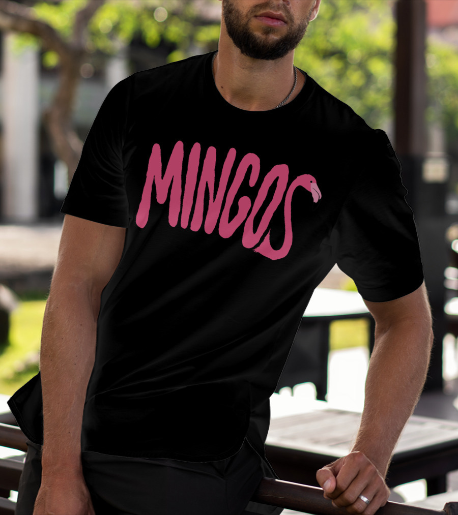 Mingos Text Flamingo T-Shirt